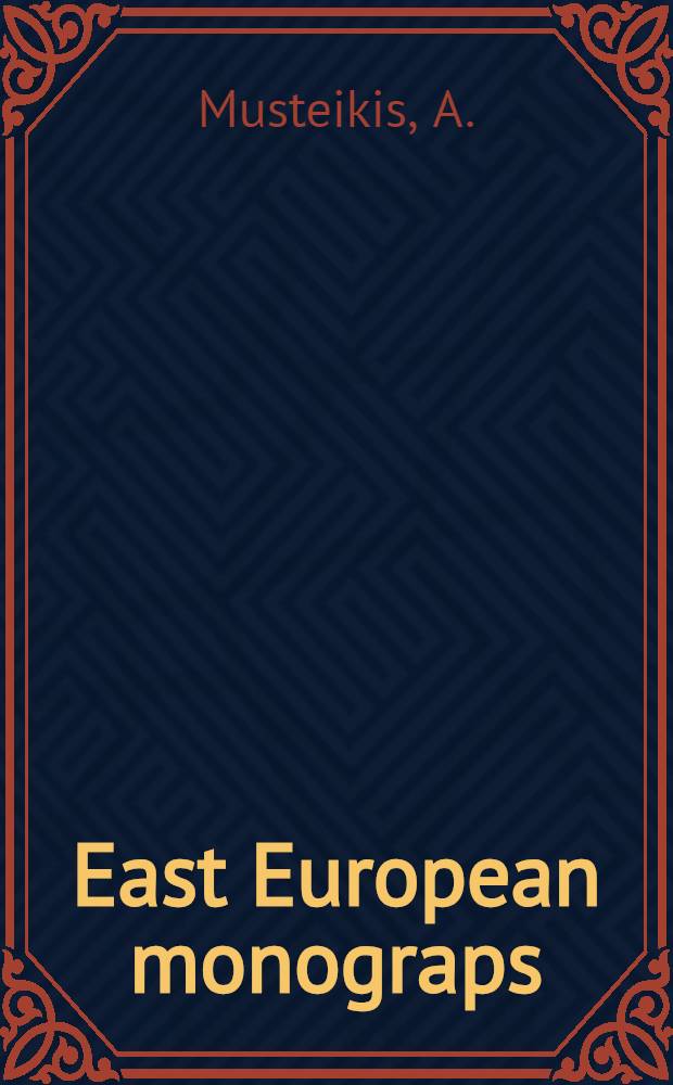 East European monograps : The reformation in Lithuania