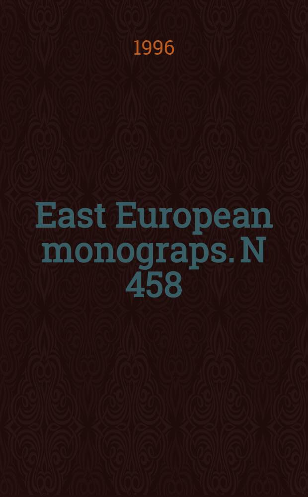 East European monograps. N 458 : Conrad and Poland
