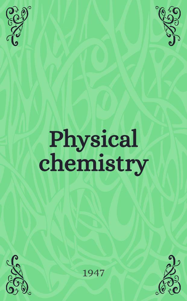 Physical chemistry
