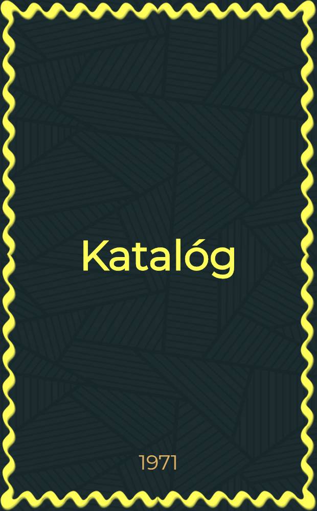 Katalóg