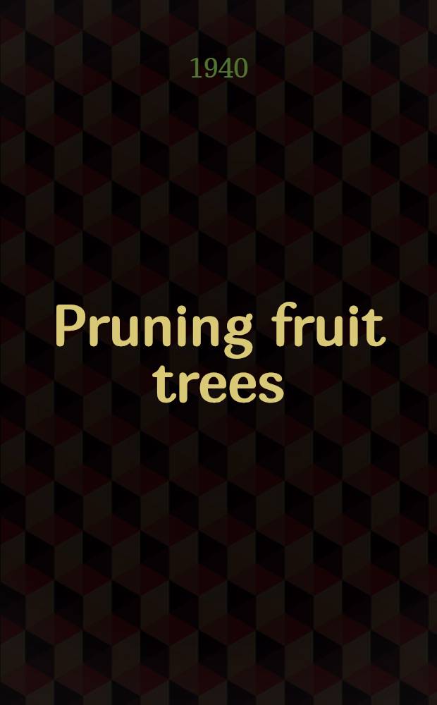 Pruning fruit trees