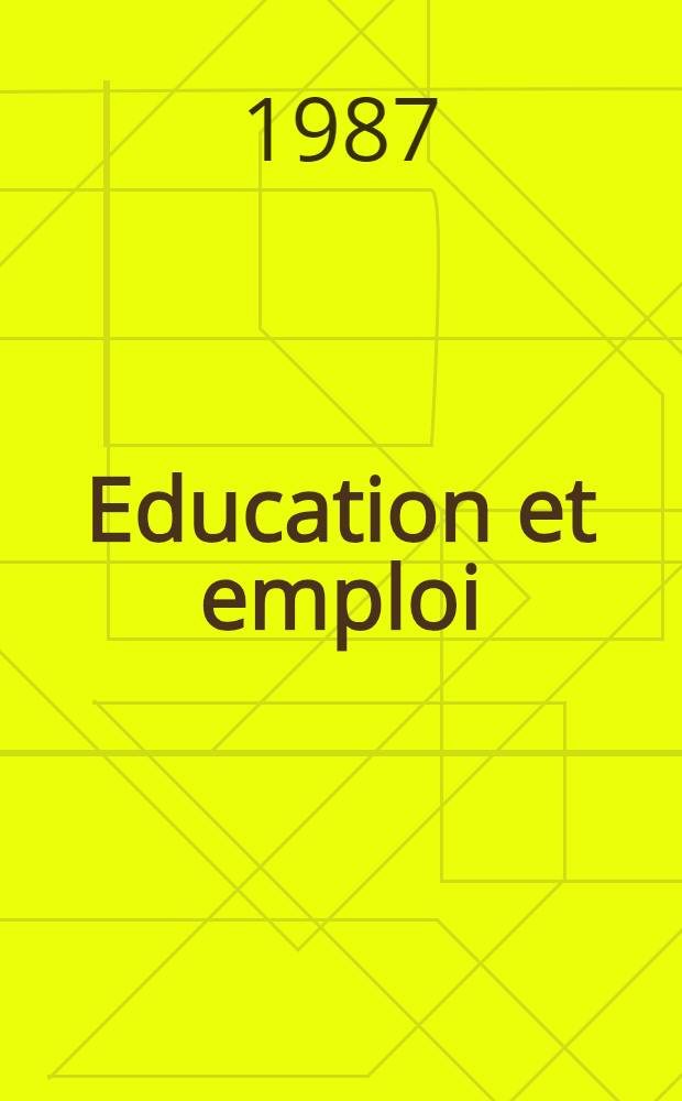 Education et emploi