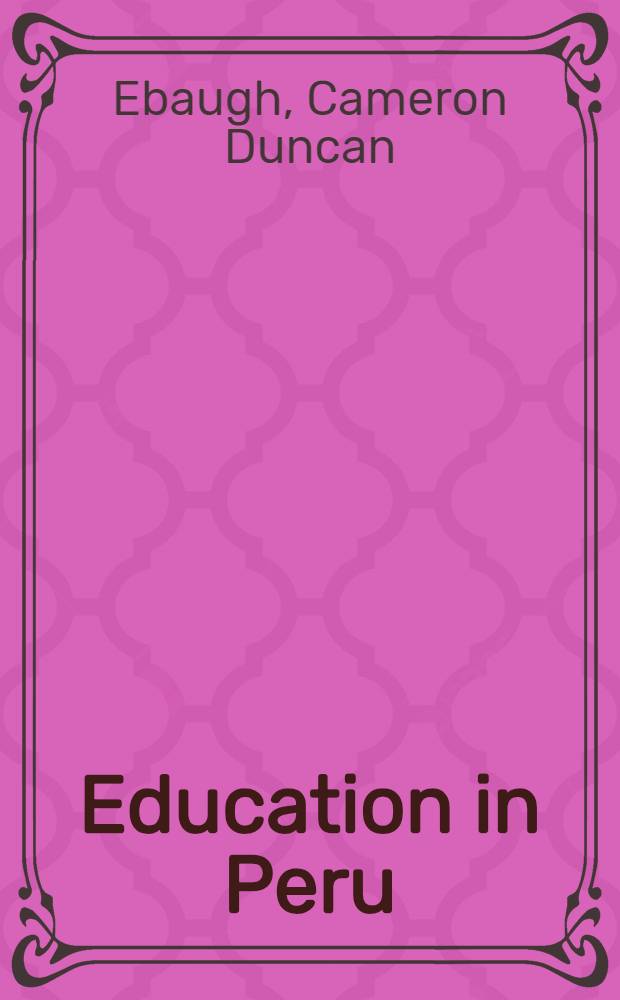 Education in Peru
