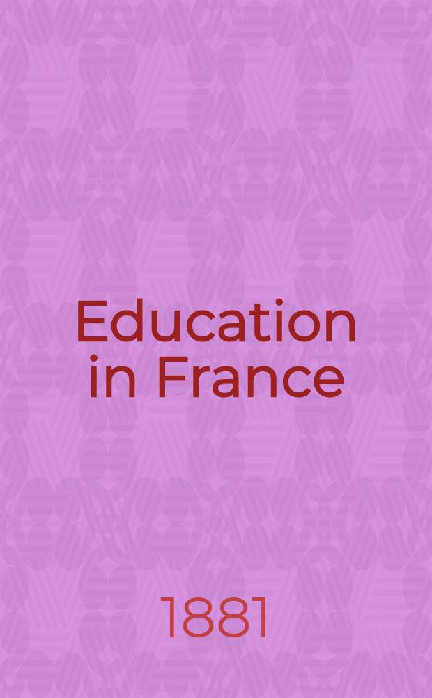 Education in France