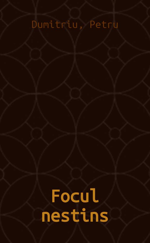 Focul nestins