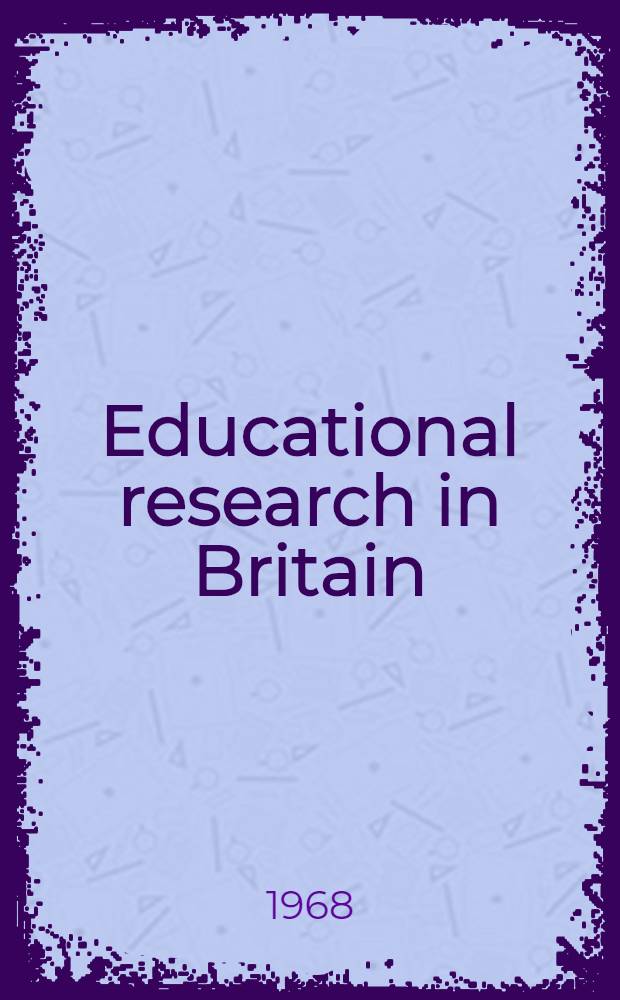 Educational research in Britain