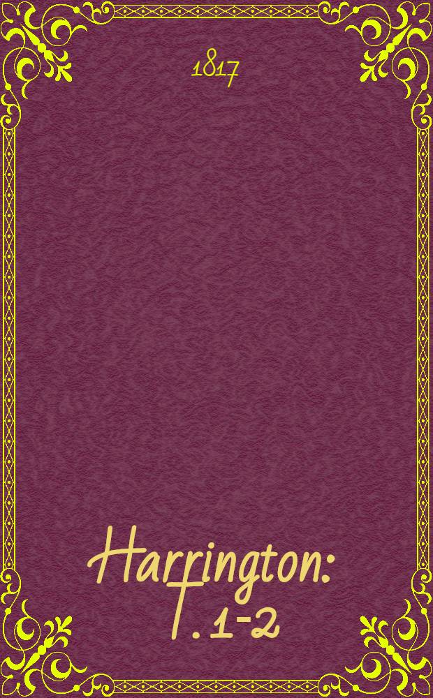 Harrington : T. 1-2