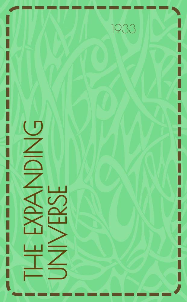 The expanding universe