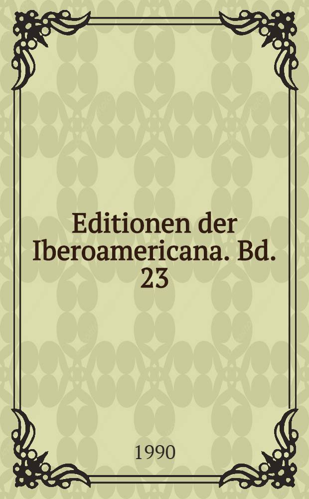 Editionen der Iberoamericana. Bd. 23 : Literatur der Sieger