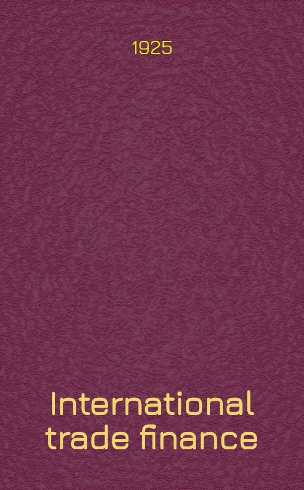 International trade finance