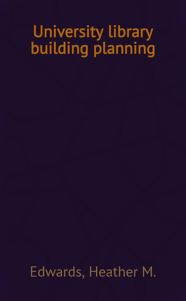 University library building planning