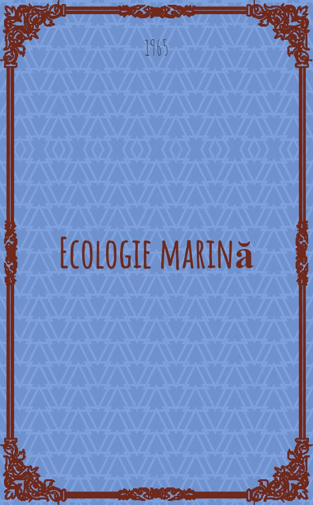 Ecologie marină