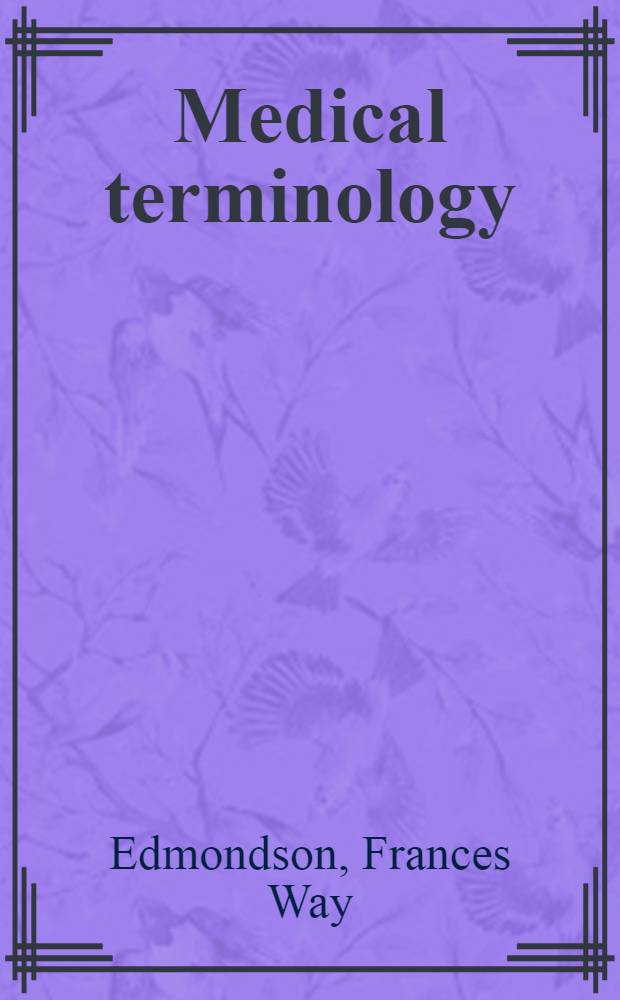Medical terminology