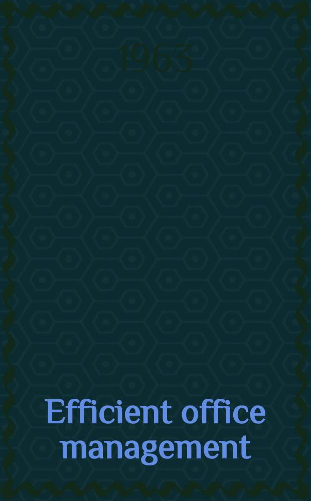 Efficient office management