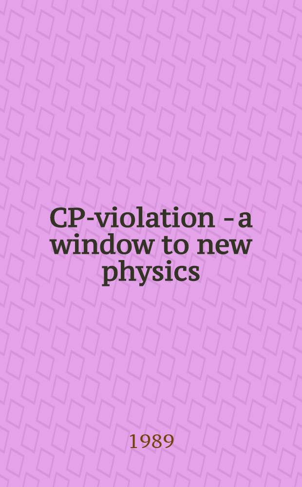 CP-violation - a window to new physics