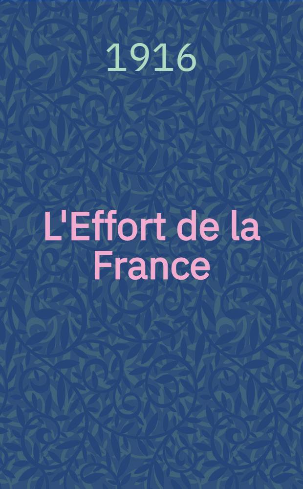L'Effort de la France