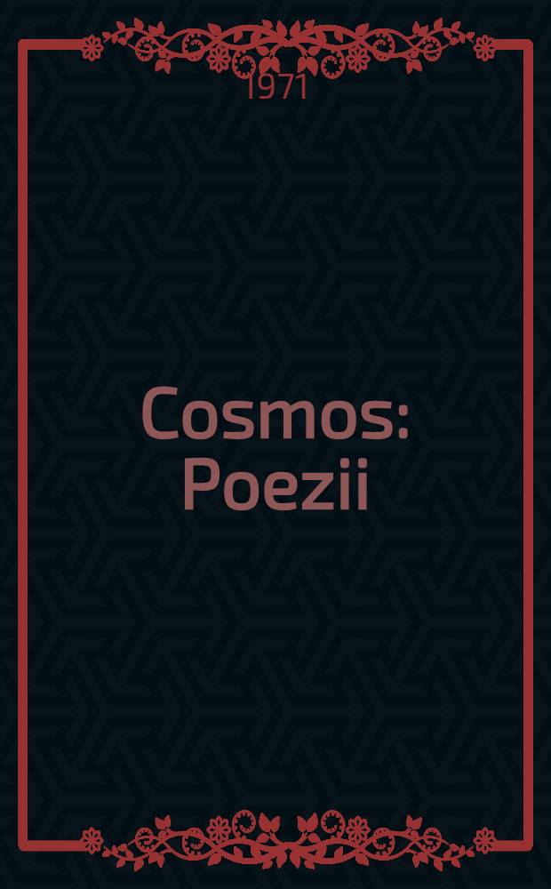 Cosmos : Poezii