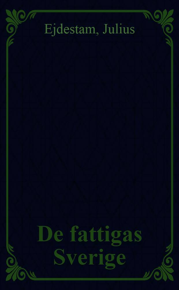 De fattigas Sverige