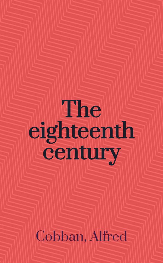 The eighteenth century : Europe in the age of enlightenment