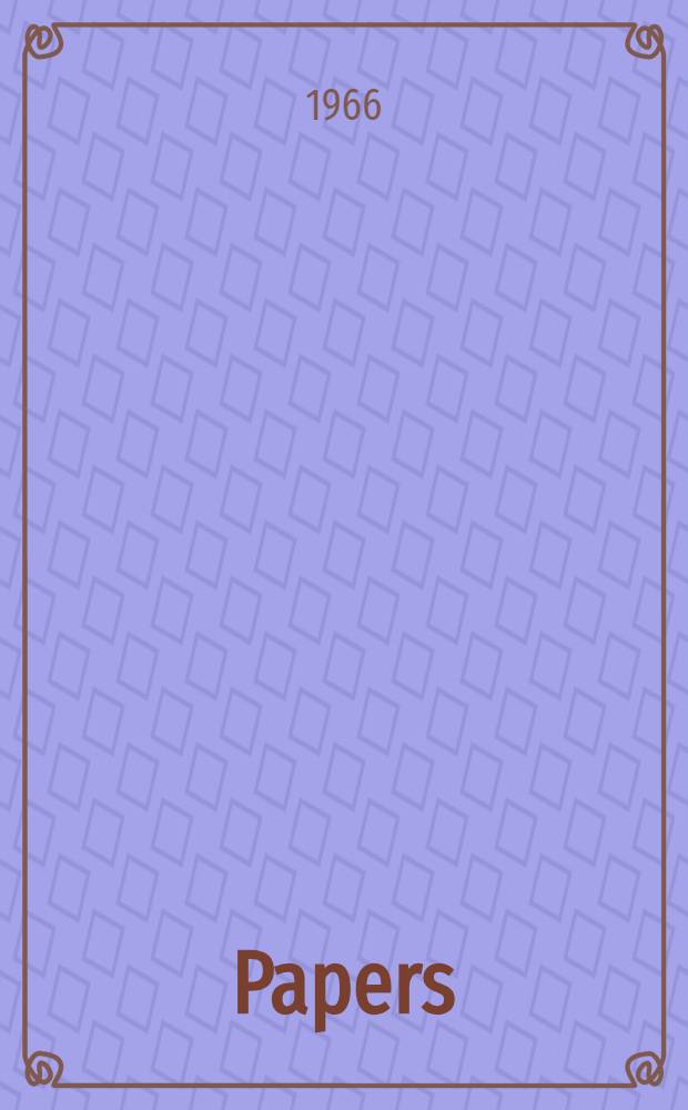 [Papers]