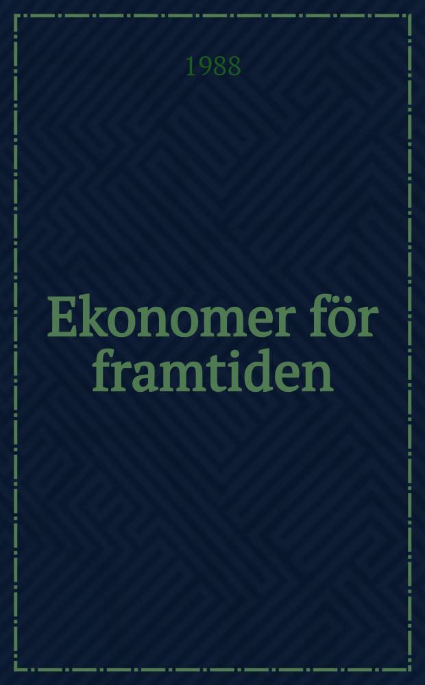 Ekonomer för framtiden