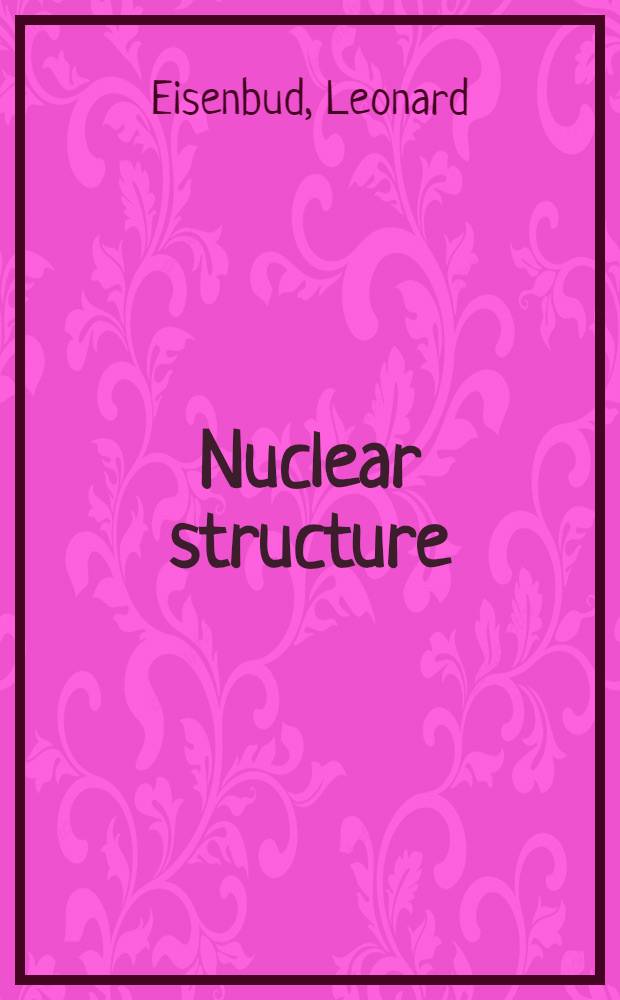 Nuclear structure