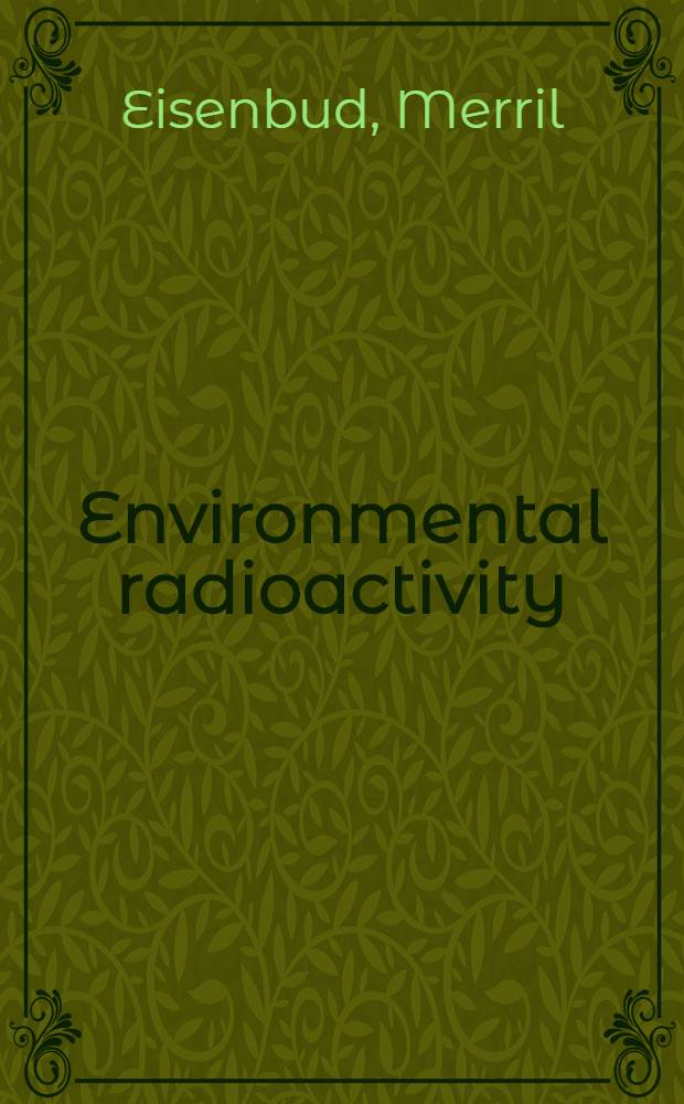 Environmental radioactivity