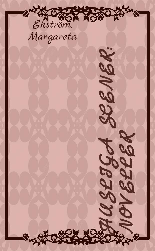 Husliga scener : Noveller