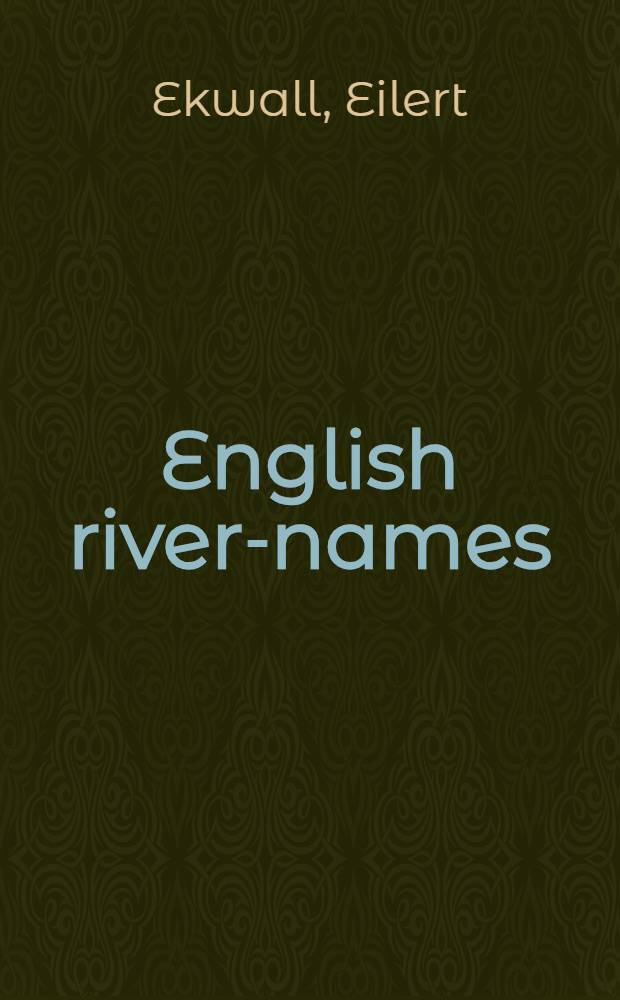 English river-names