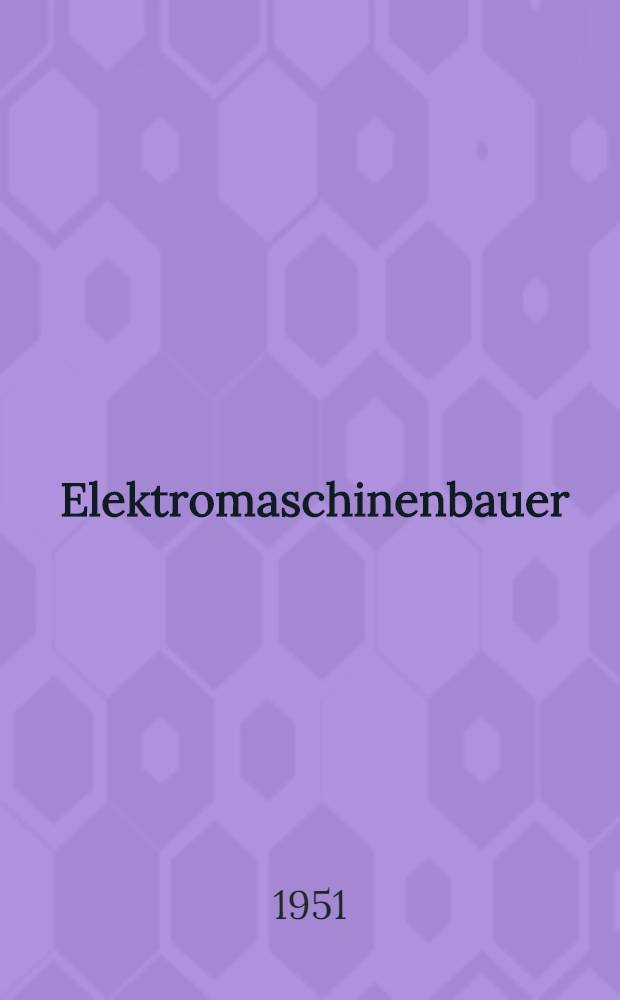 Elektromaschinenbauer
