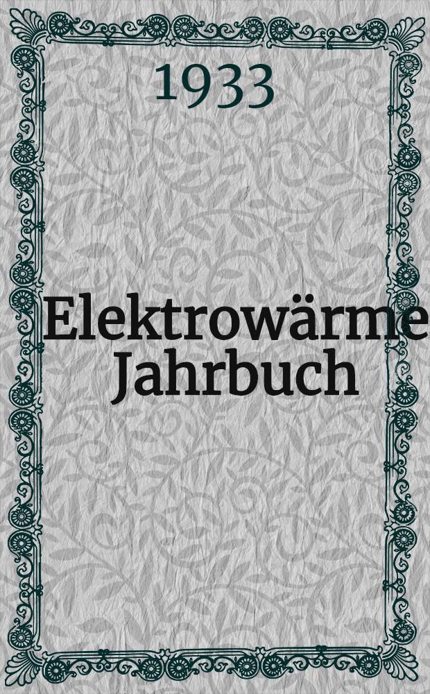 Elektrowärme Jahrbuch