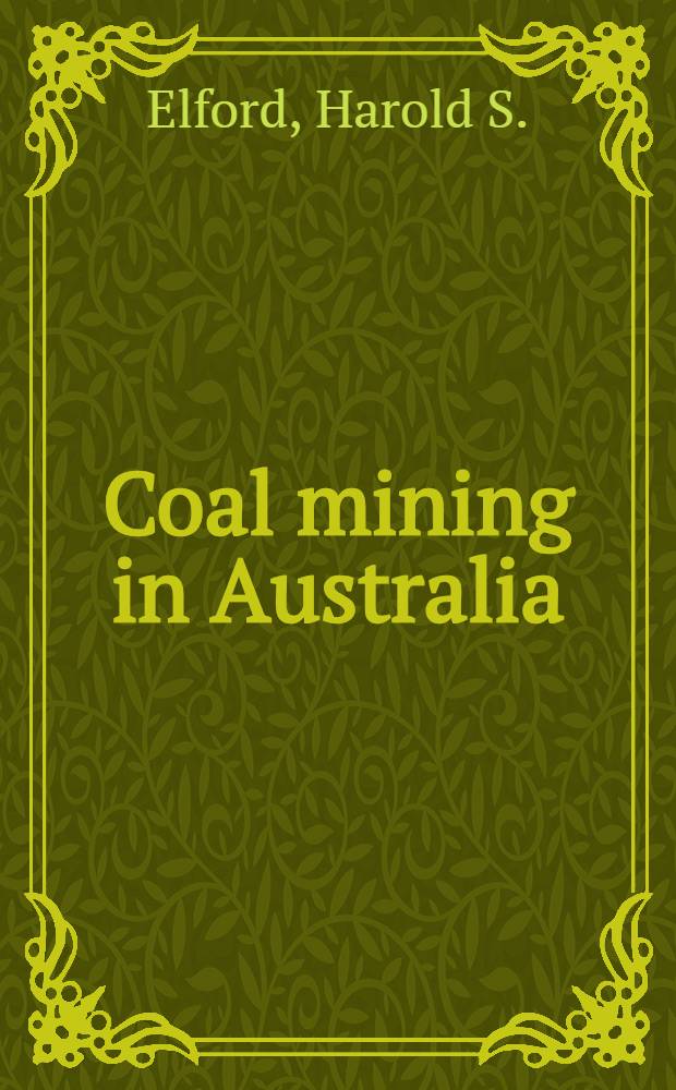Coal mining in Australia