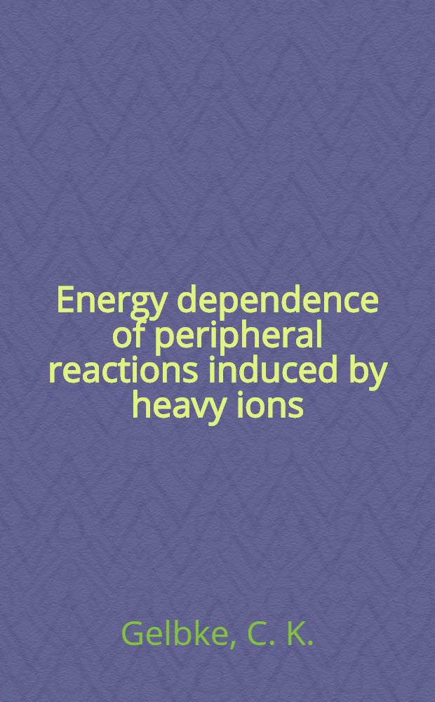 Energy dependence of peripheral reactions induced by heavy ions