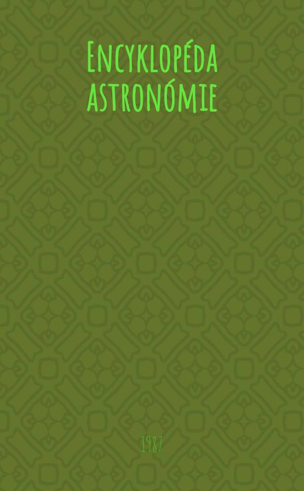 Encyklopéda astronómie