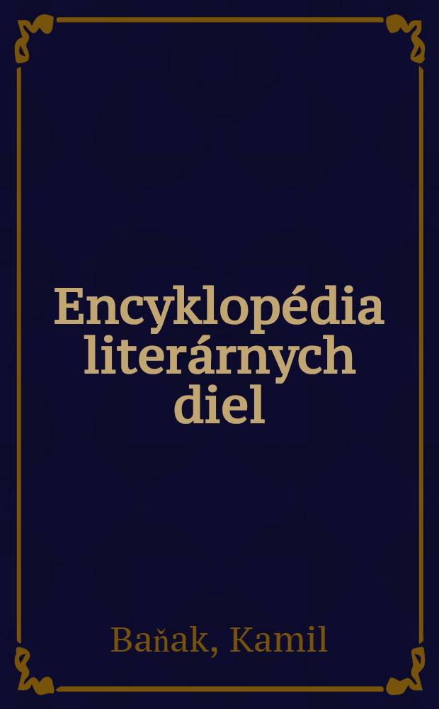 Encyklopédia literárnych diel