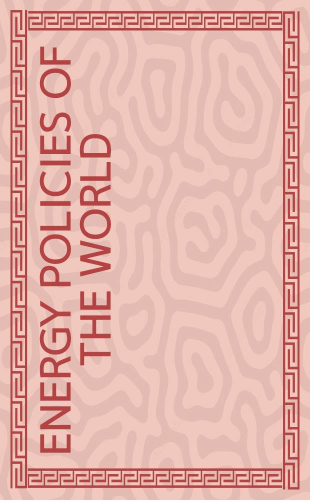 Energy policies of the world