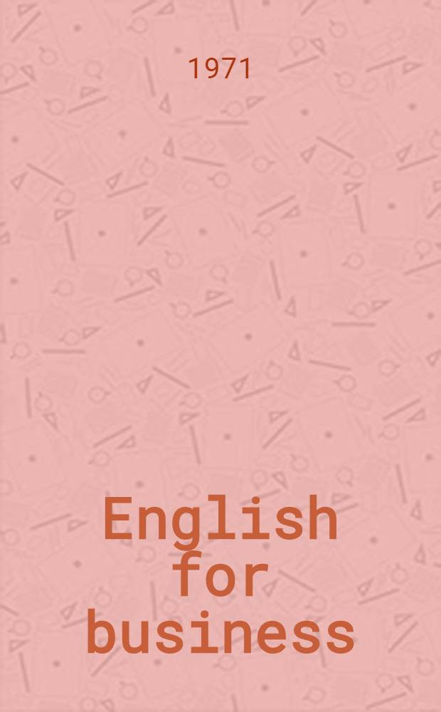 English for business