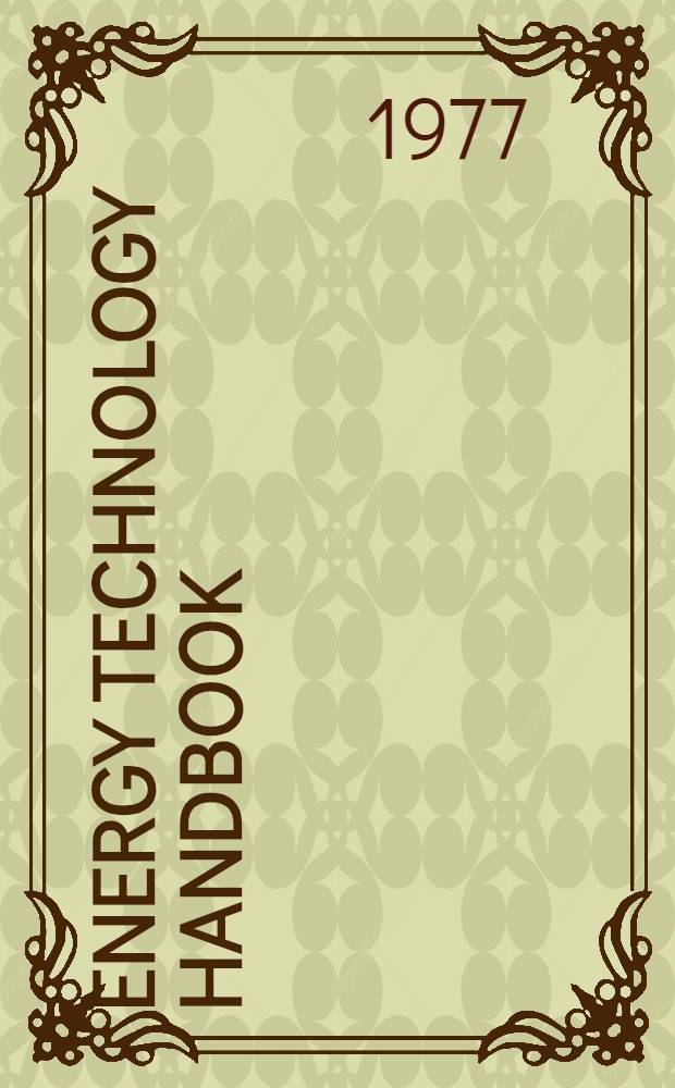 Energy technology handbook