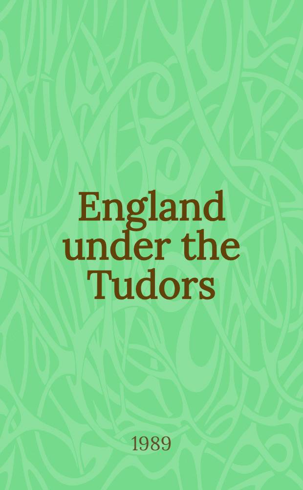 England under the Tudors