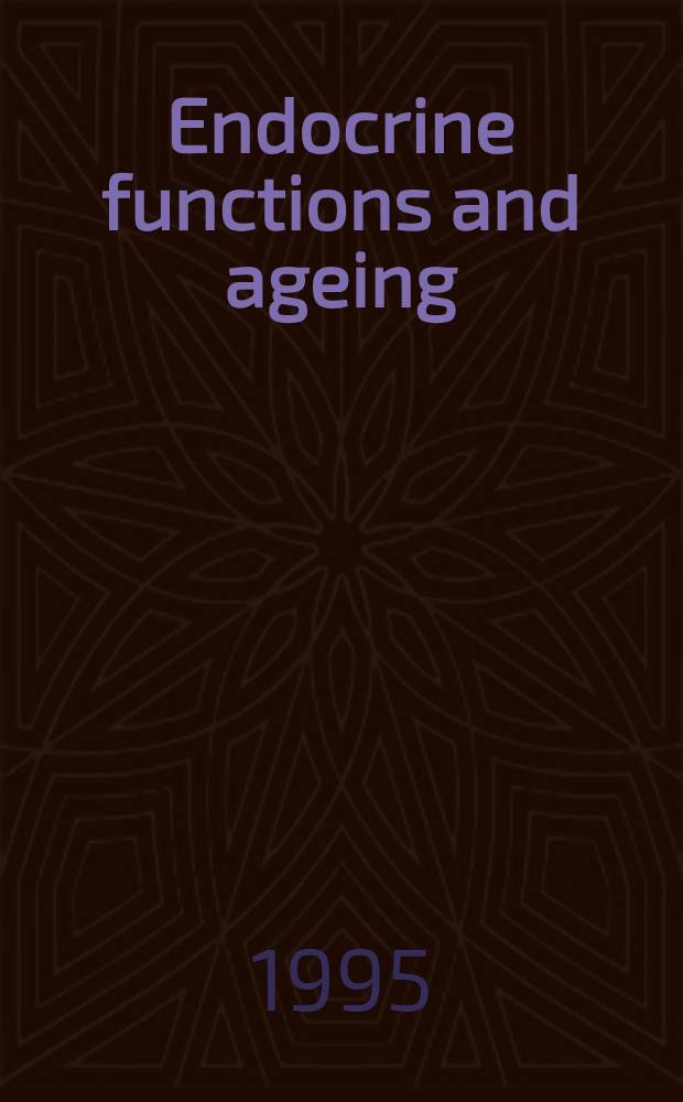 Endocrine functions and ageing