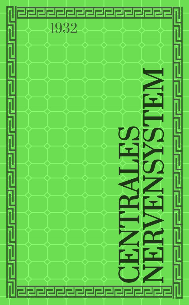 Centrales Nervensystem