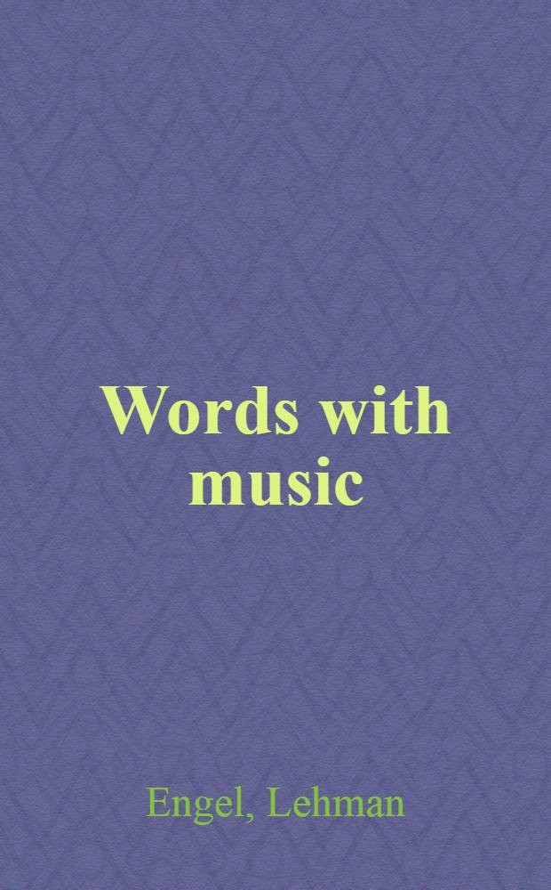 Words with music