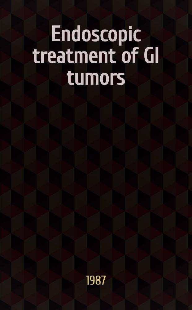 Endoscopic treatment of GI tumors