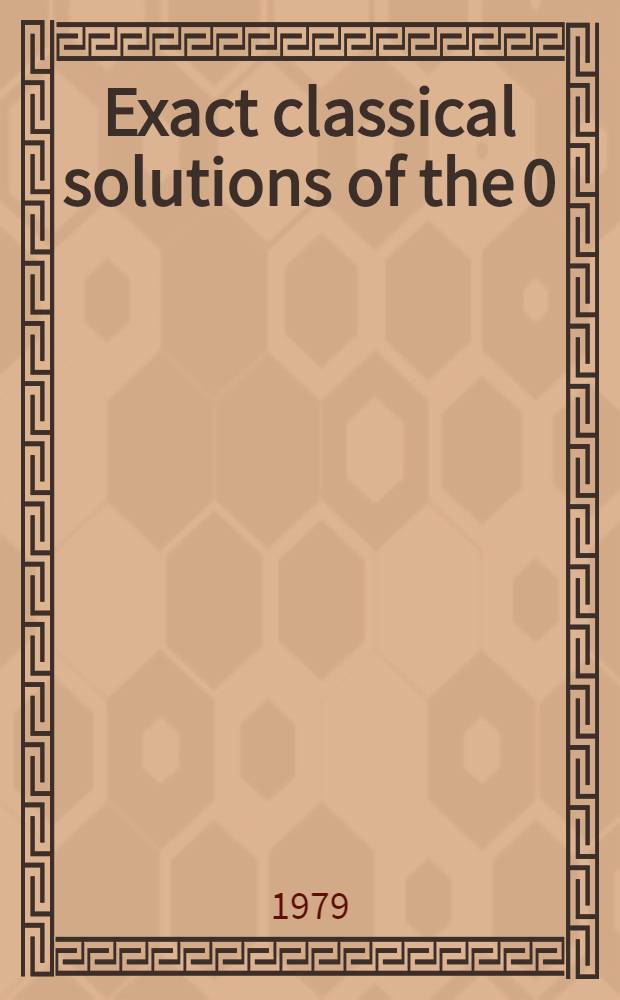 Exact classical solutions of the 0(4) chiral theory in Euclidean space-time