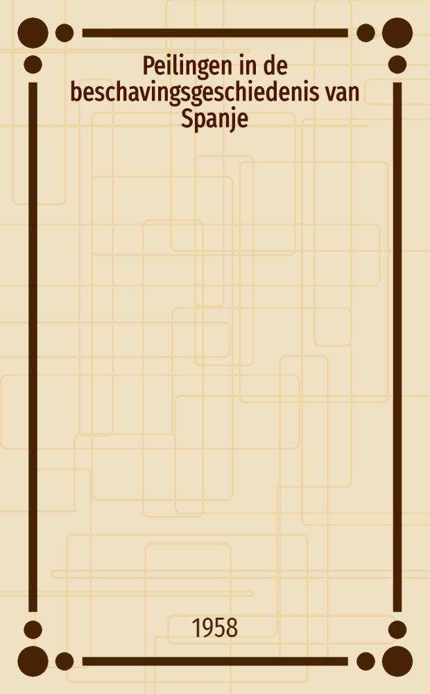 Peilingen in de beschavingsgeschiedenis van Spanje