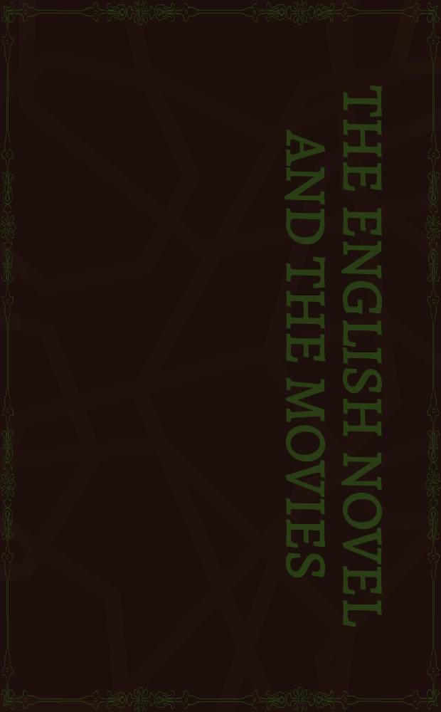 The English novel and the movies