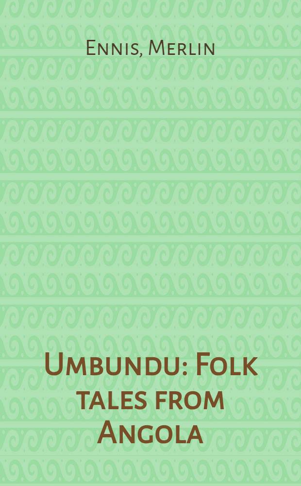 Umbundu : Folk tales from Angola