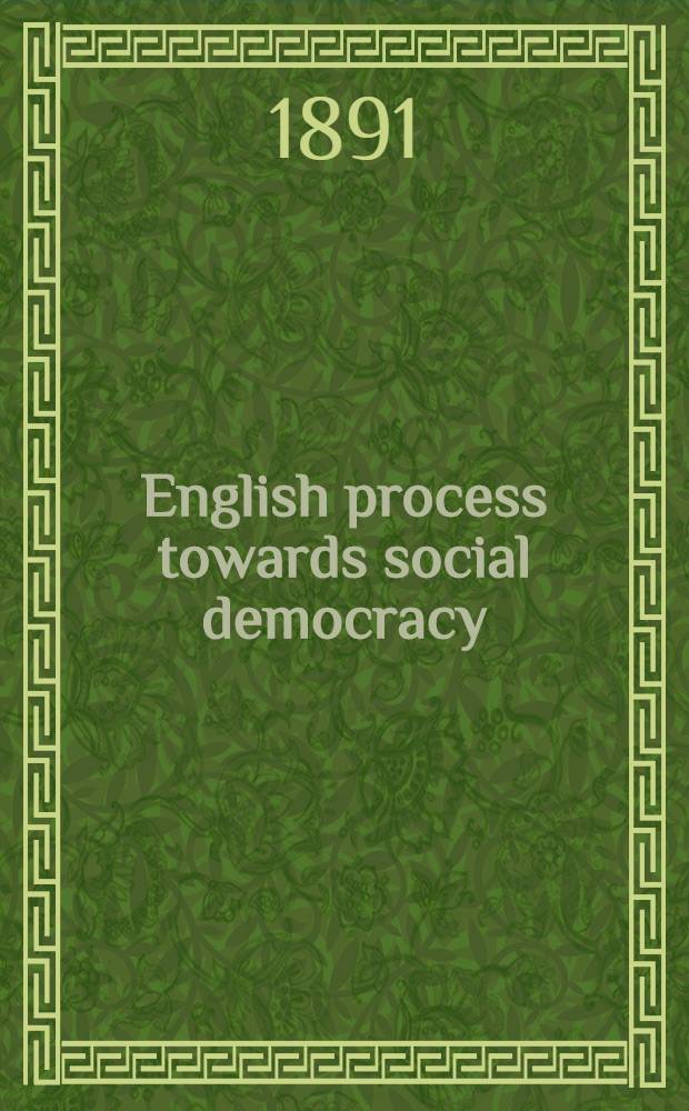 English process towards social democracy