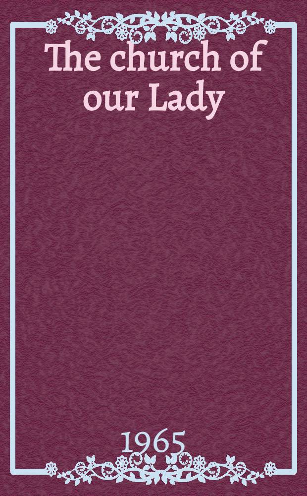 The church of our Lady (Matthias church) in Buda and the Fischermen's bastion