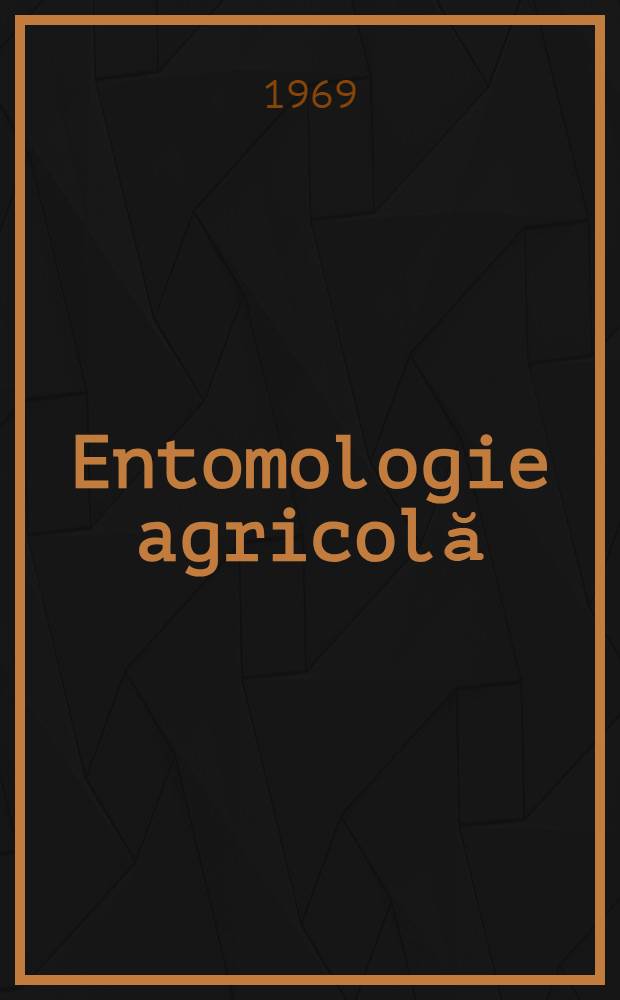 Entomologie agricolă
